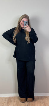 COMFY RIB CO-ORD SET (T/M MAAT 50) - 9 KLEUREN