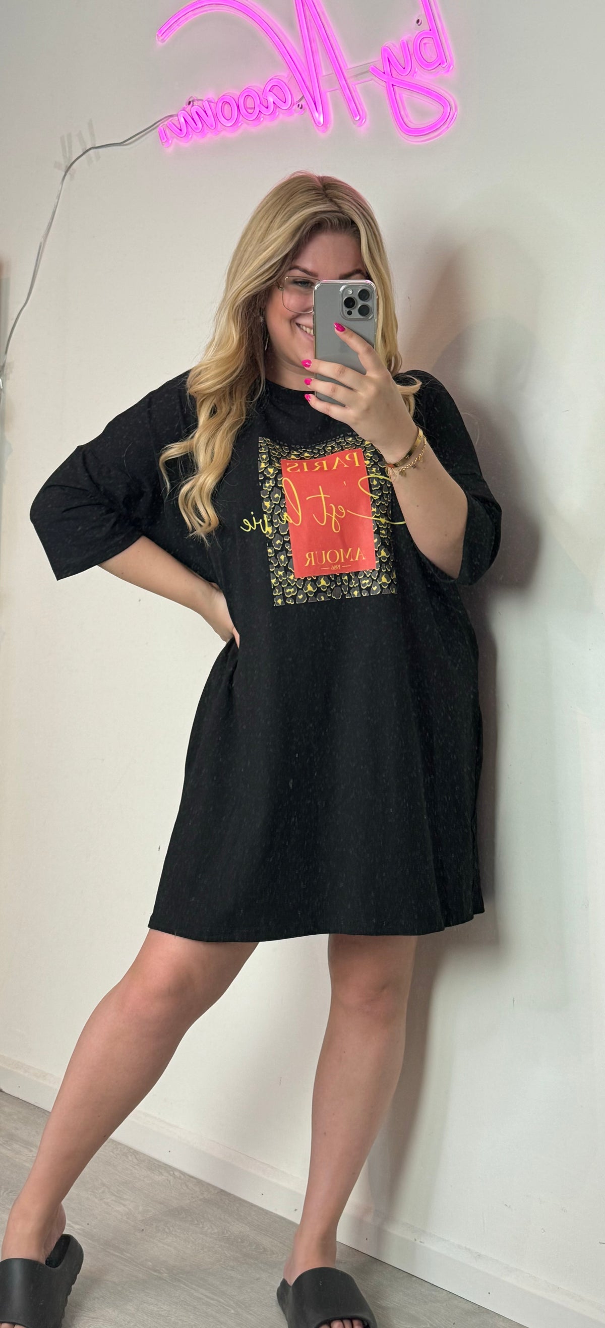 C'EST LA VIE TSHIRT DRESS