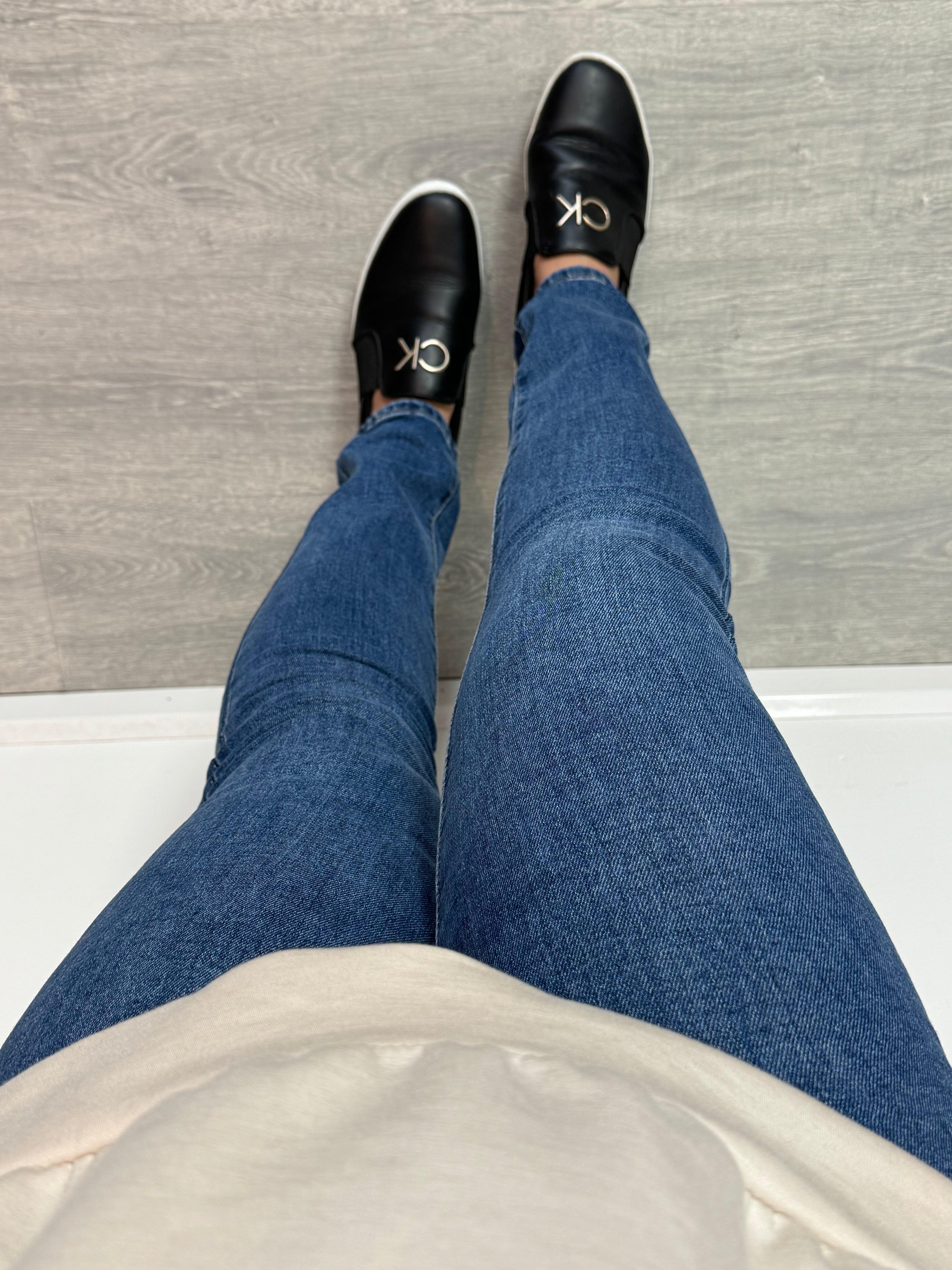BLUE DENIM SKINNY JEANS (IN MATEN)