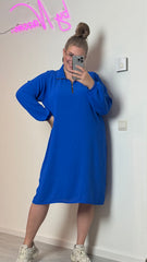 ZIPPY BLOUSE DRESS (3 KLEUREN)