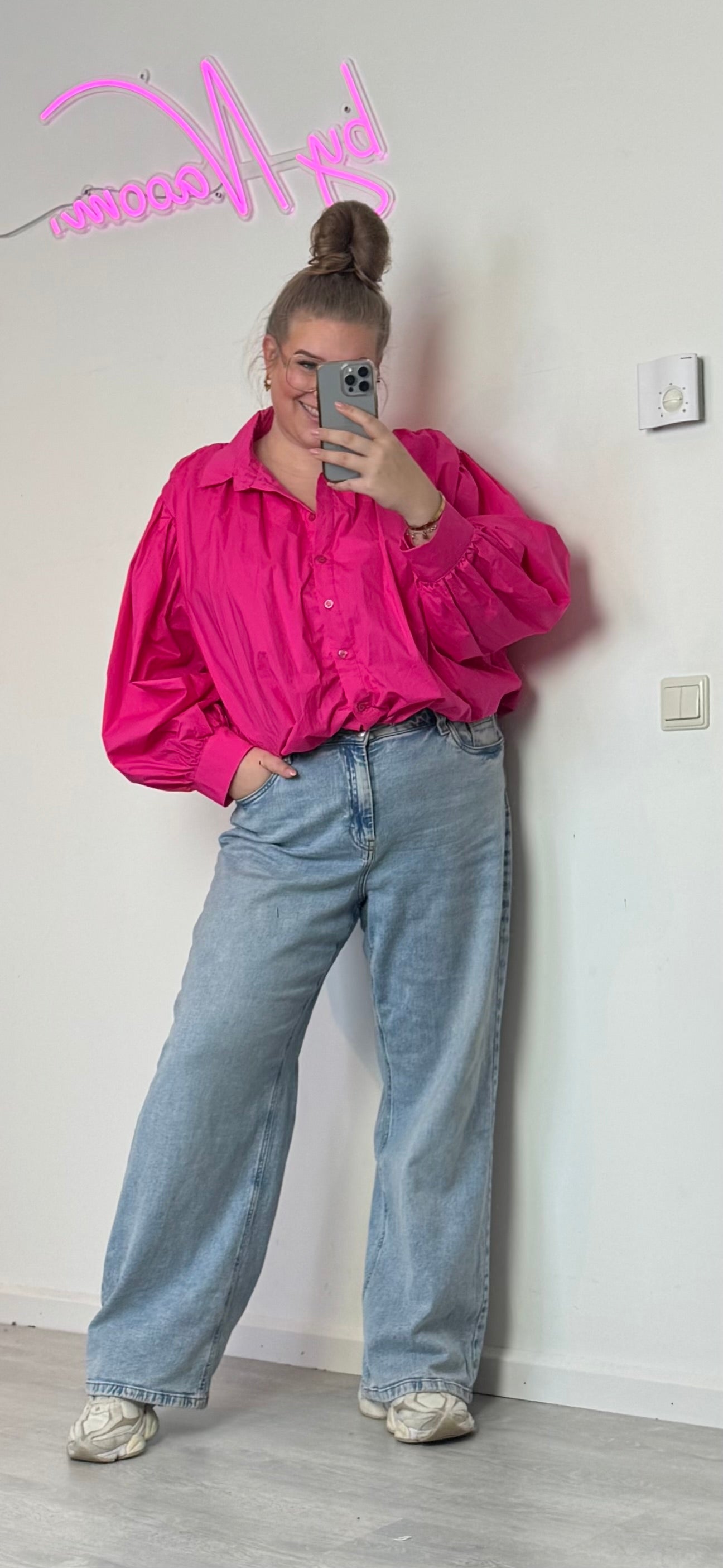 CROPPED BALLOON BLOUSE - BY NAOOM - THE PRIVATE LABEL