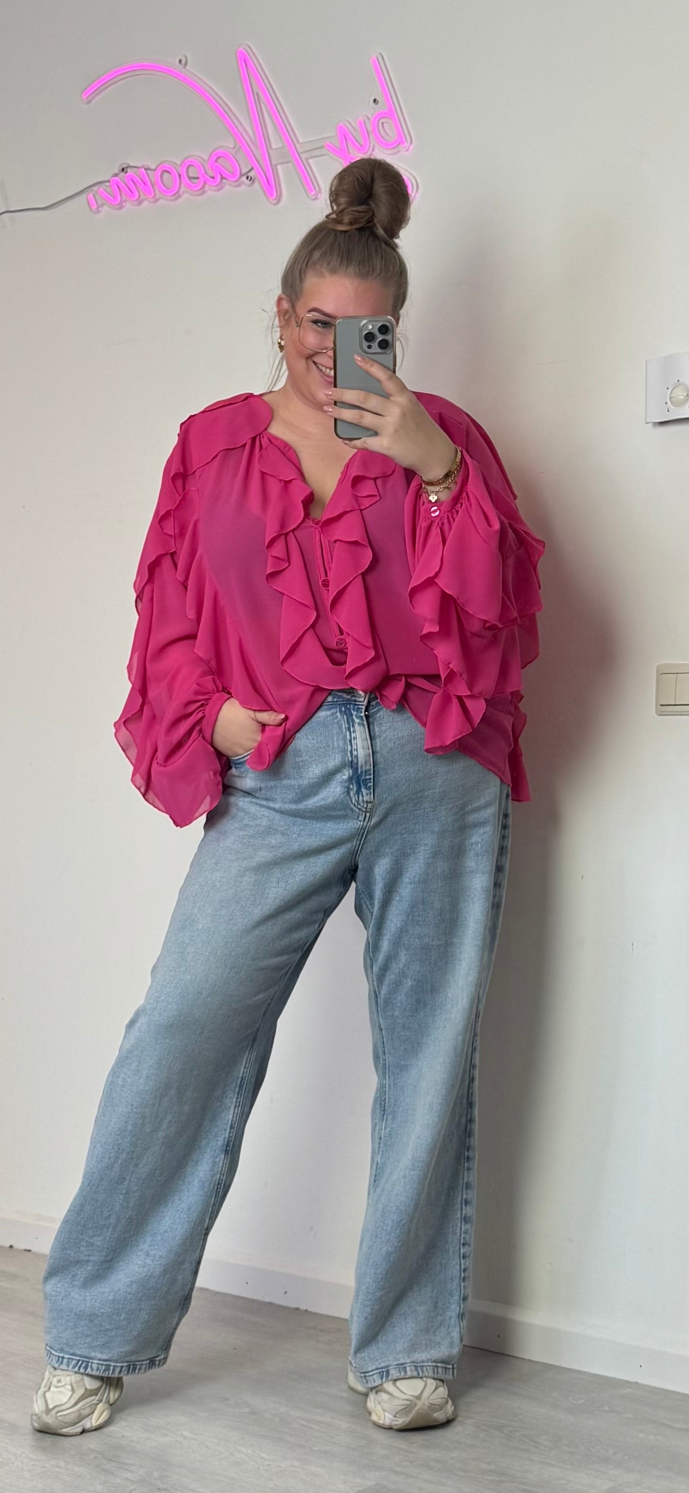 RUFFLE BLOUSE - BY NAOOM THE PRIVATE LABEL