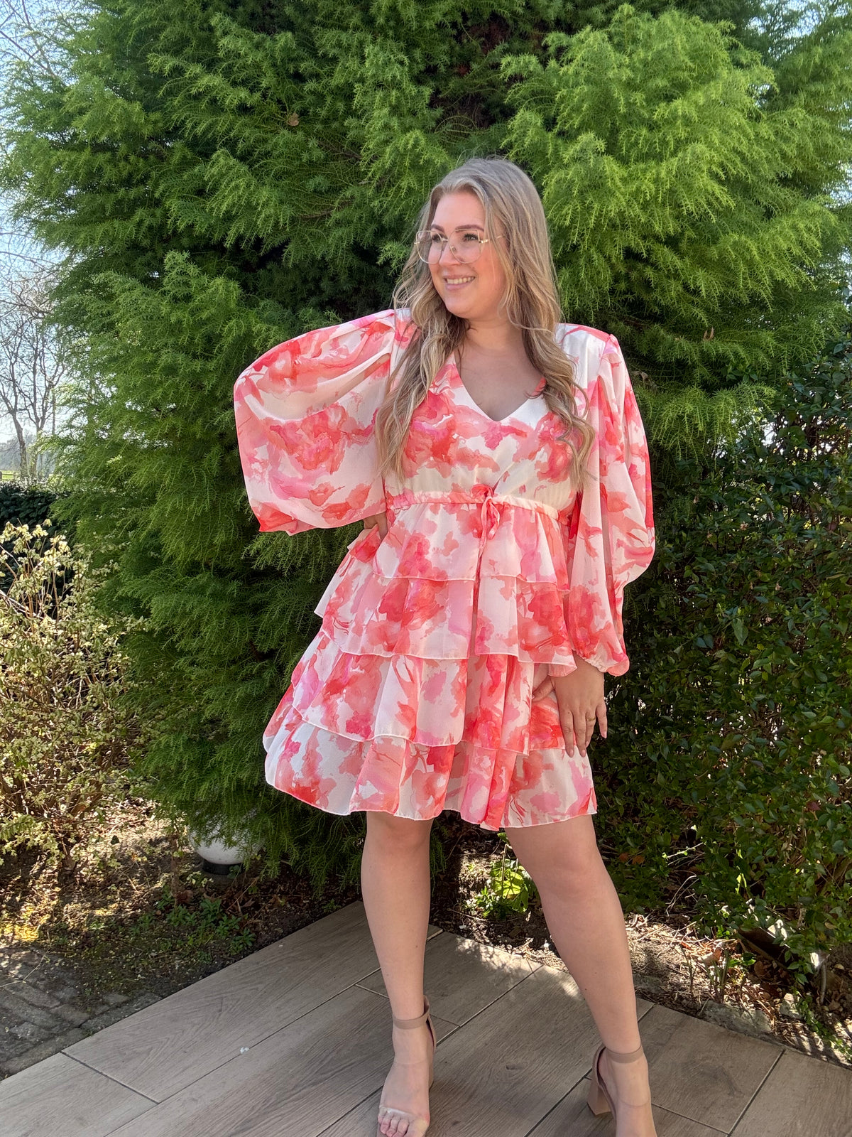BY NAOOM THE PRIVATE LABEL - PERFECT RUFFLE DRESS (4 KLEUREN)