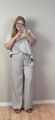 LINNEN LOOK SET (T/M MAAT 52) - 3 KLEUREN