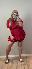 EMBRODERIE CO-ORD SET (MOUSSELINE) - T/M MAAT 48-50 (4 KLEUREN)