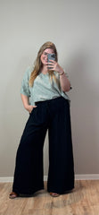 LINNEN LOOK WIDELEG - T/M MAAT 48 (3 KLEUREN)