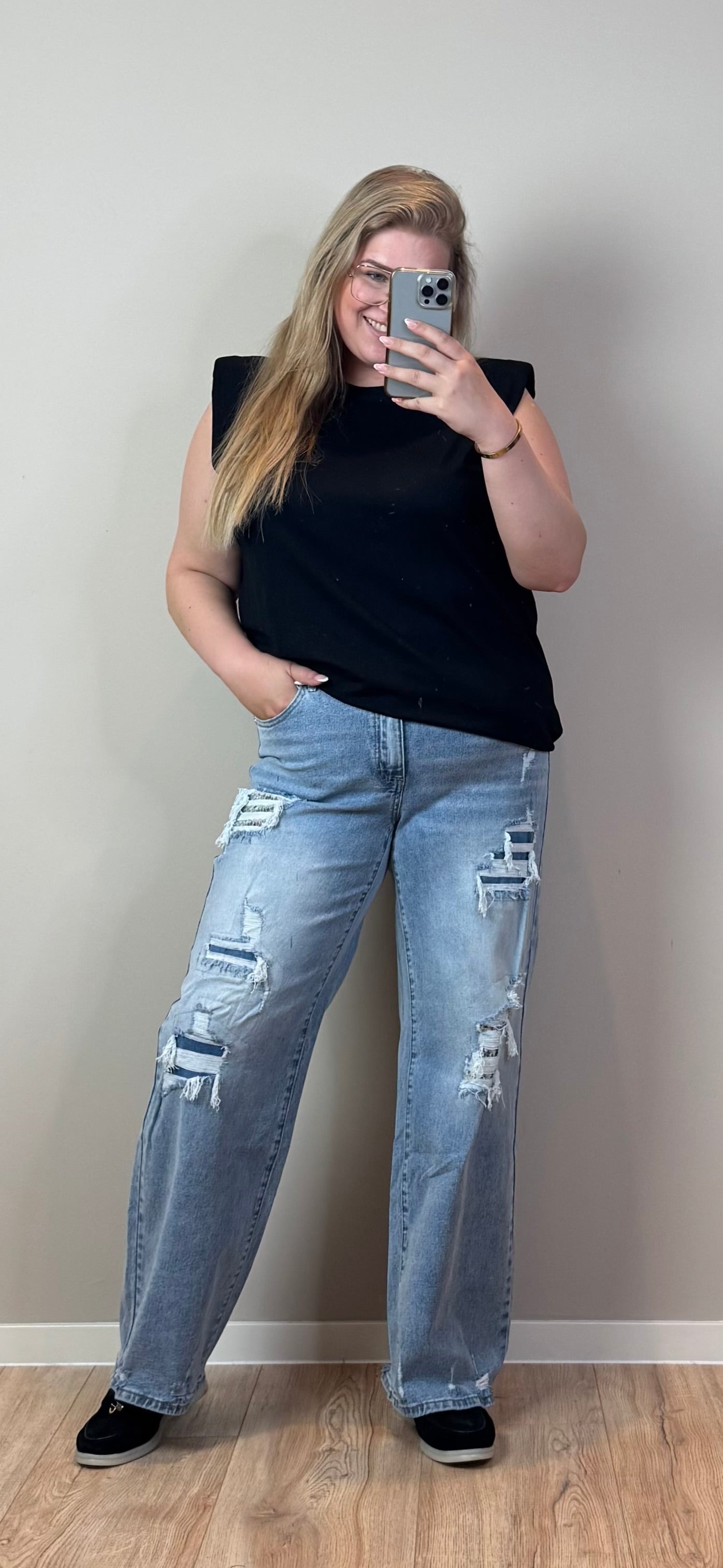 SEQUIN FESTIVAL JEANS (IN MATEN)