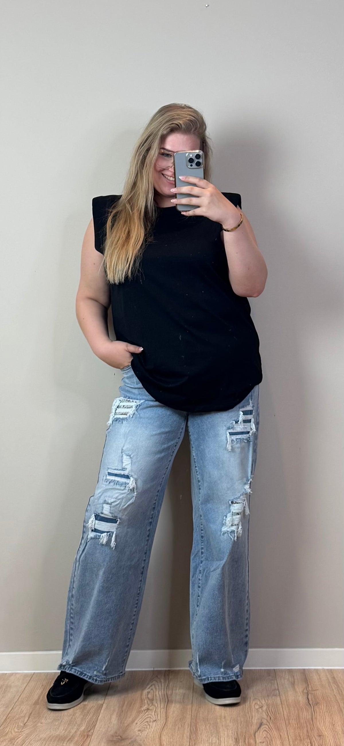 SEQUIN FESTIVAL JEANS (IN MATEN)