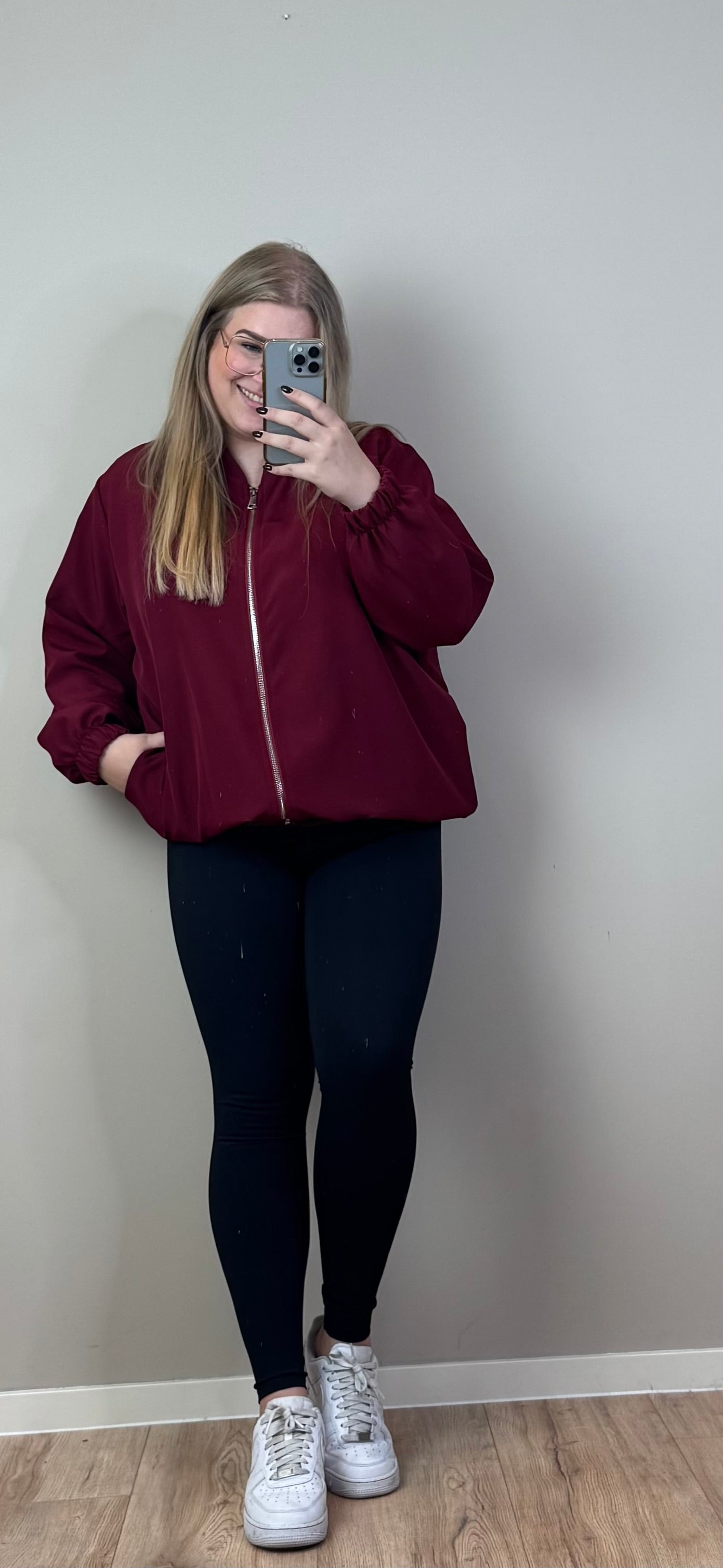 OVERSIZED BOMBER JACKET (T/M MAAT 52) - 3 KLEUREN