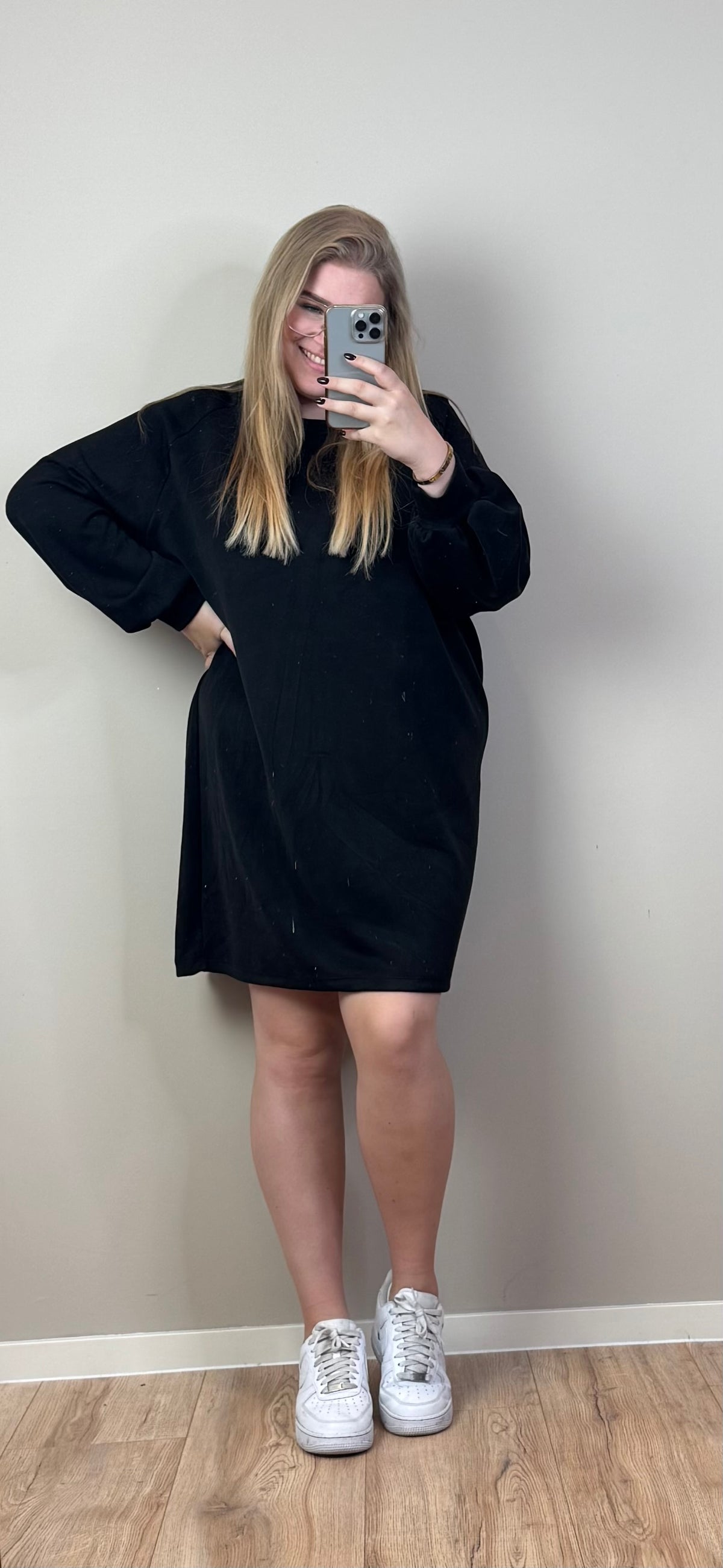 PERFECT SWEATERDRESS (T/M MAAT 48-50) - 3 KLEUREN