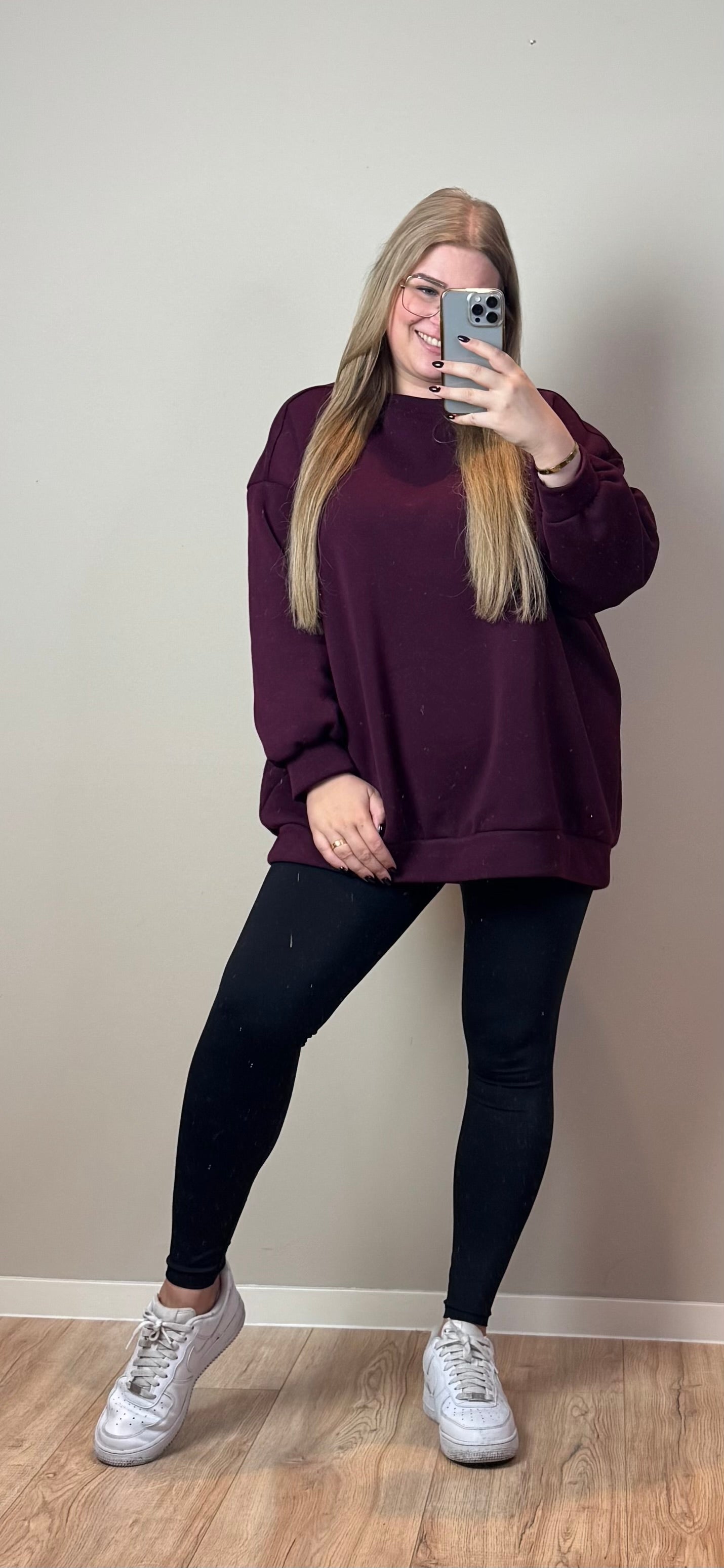BASIC SWEATER (T/M MAAT 50) - 3 KLEUREN