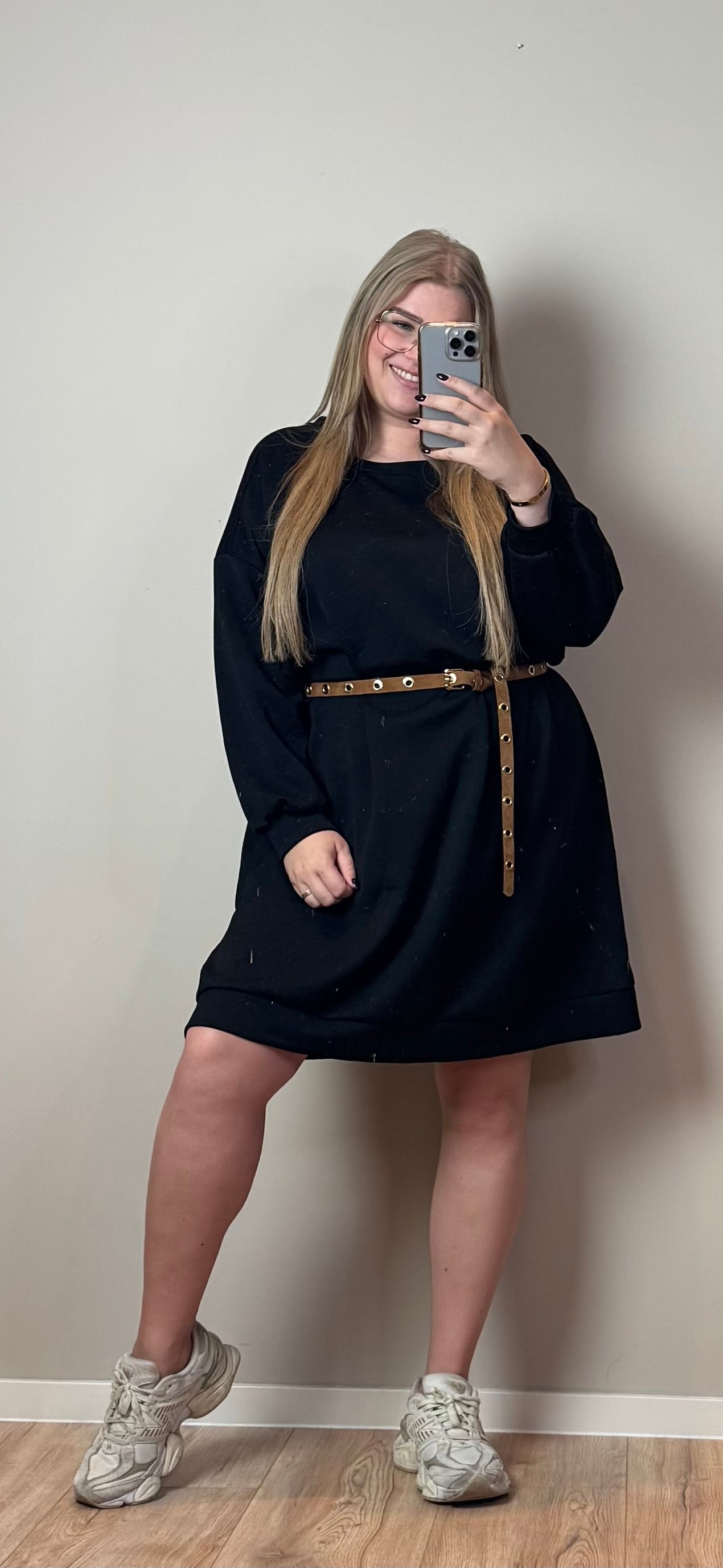 WINNY SWEATERDRESS (T/M MAAT 54) - 3 KLEUREN