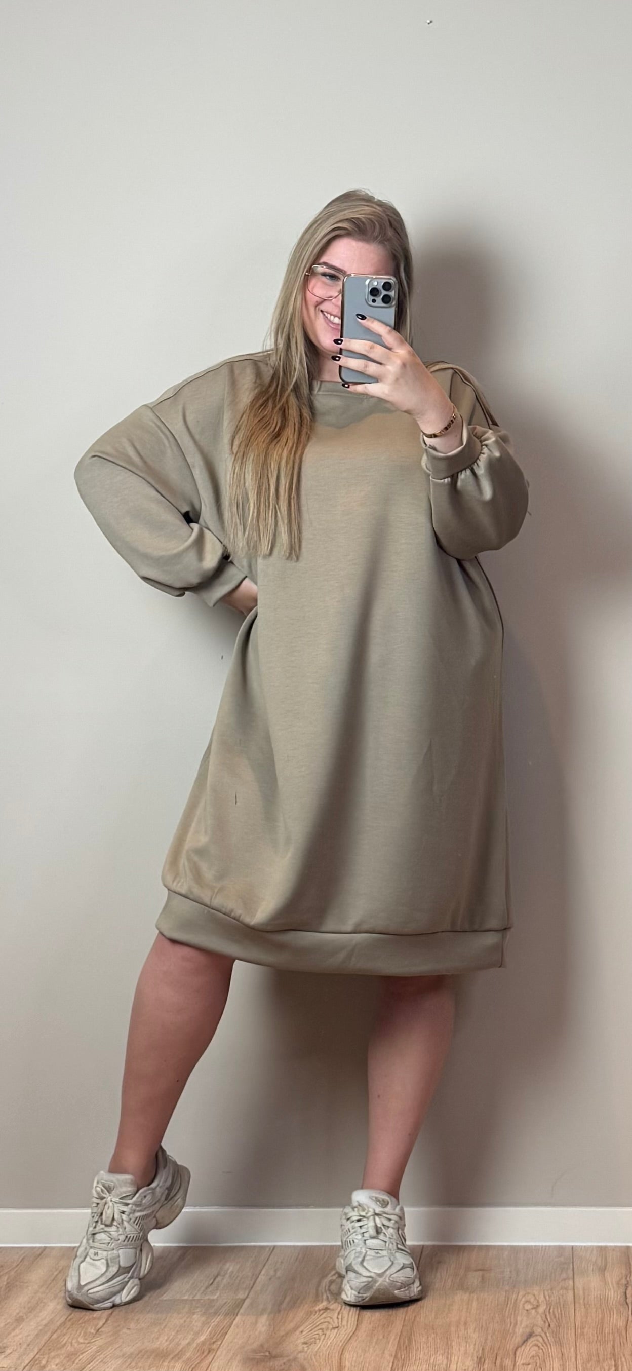 WINNY SWEATERDRESS (T/M MAAT 54) - 3 KLEUREN