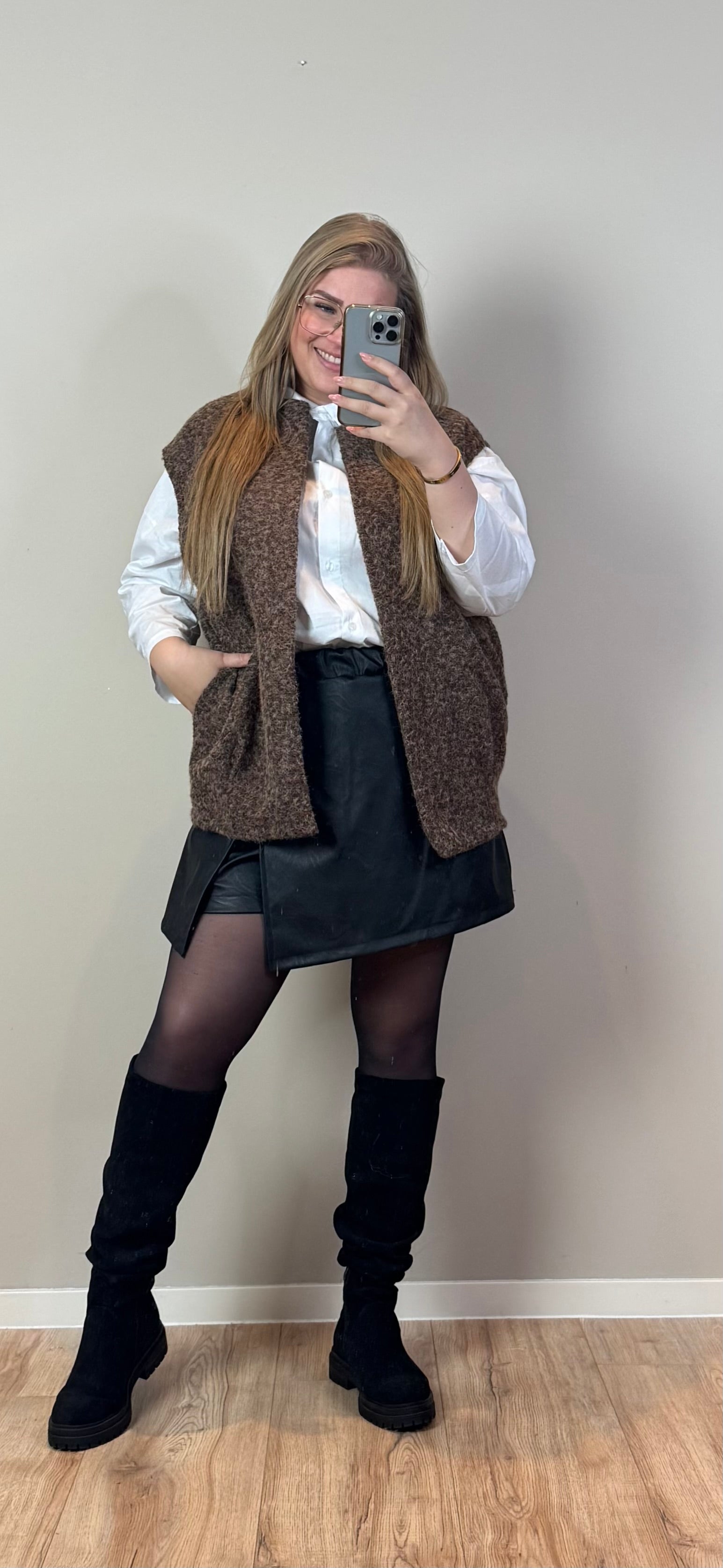 WOOLY GILET (T/M MAAT 52) - 2 KLEUREN