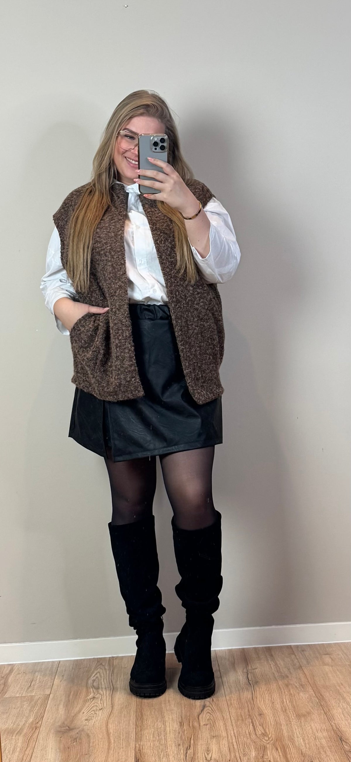 WOOLY GILET (T/M MAAT 52) - 2 KLEUREN