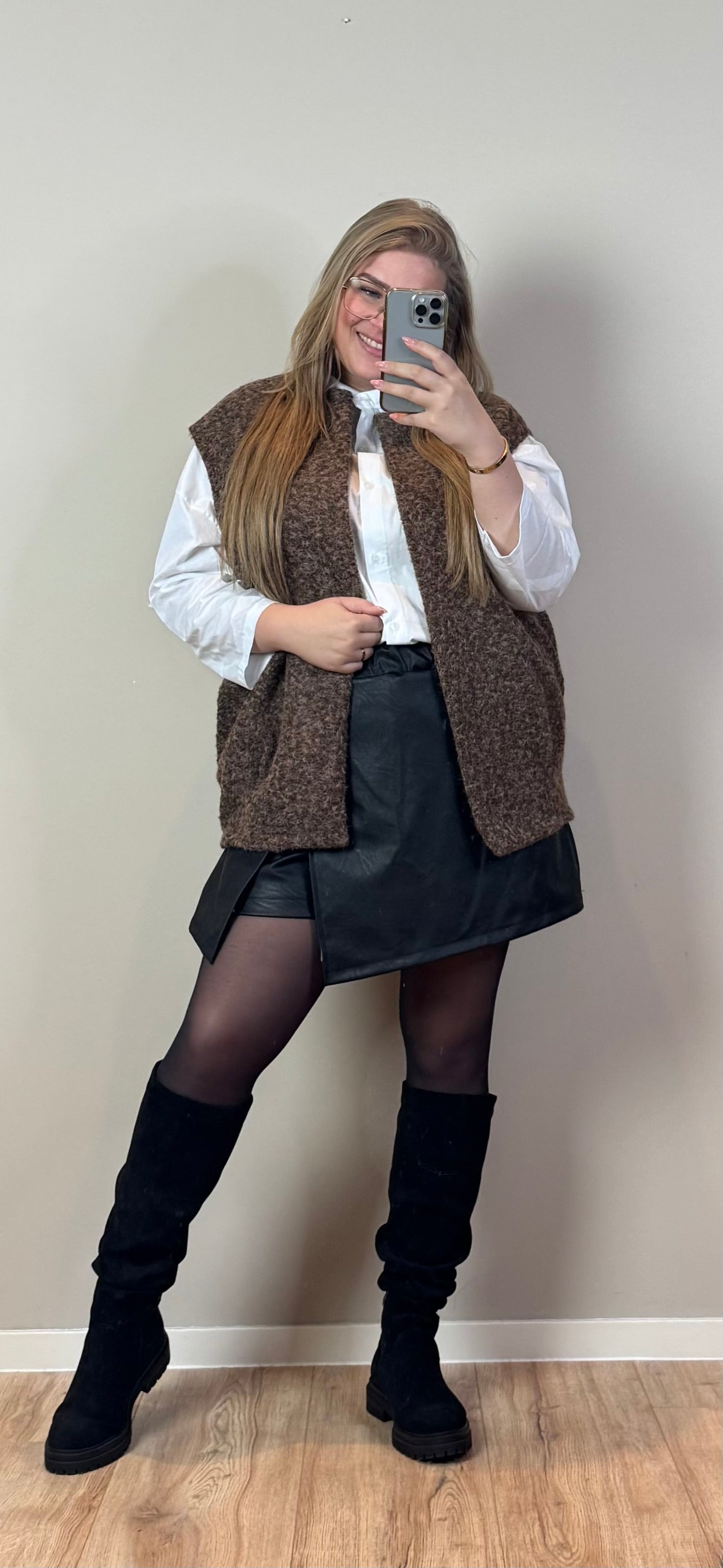 WOOLY GILET (T/M MAAT 52) - 2 KLEUREN