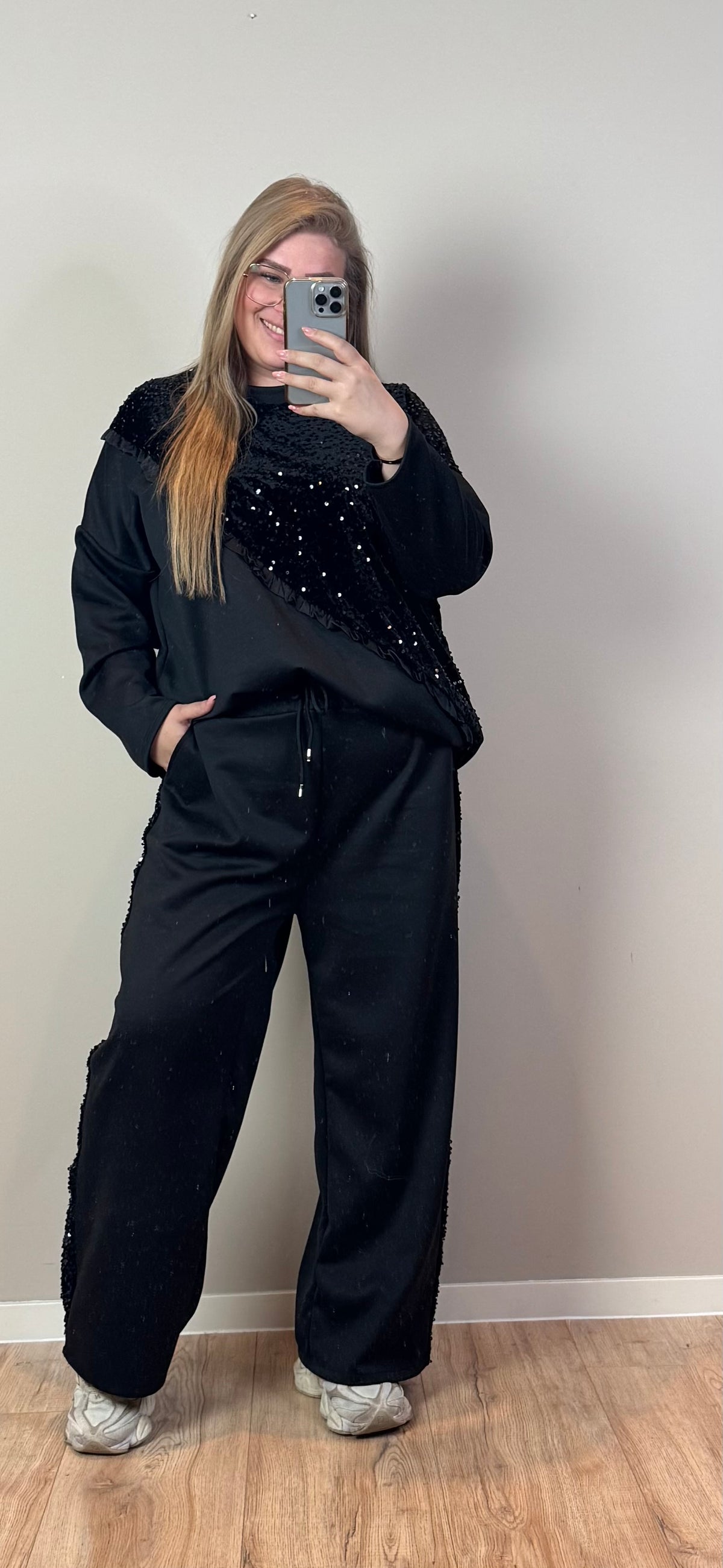 SPARKLE TRAINER PANTALON (T/M MAAT 48-50)