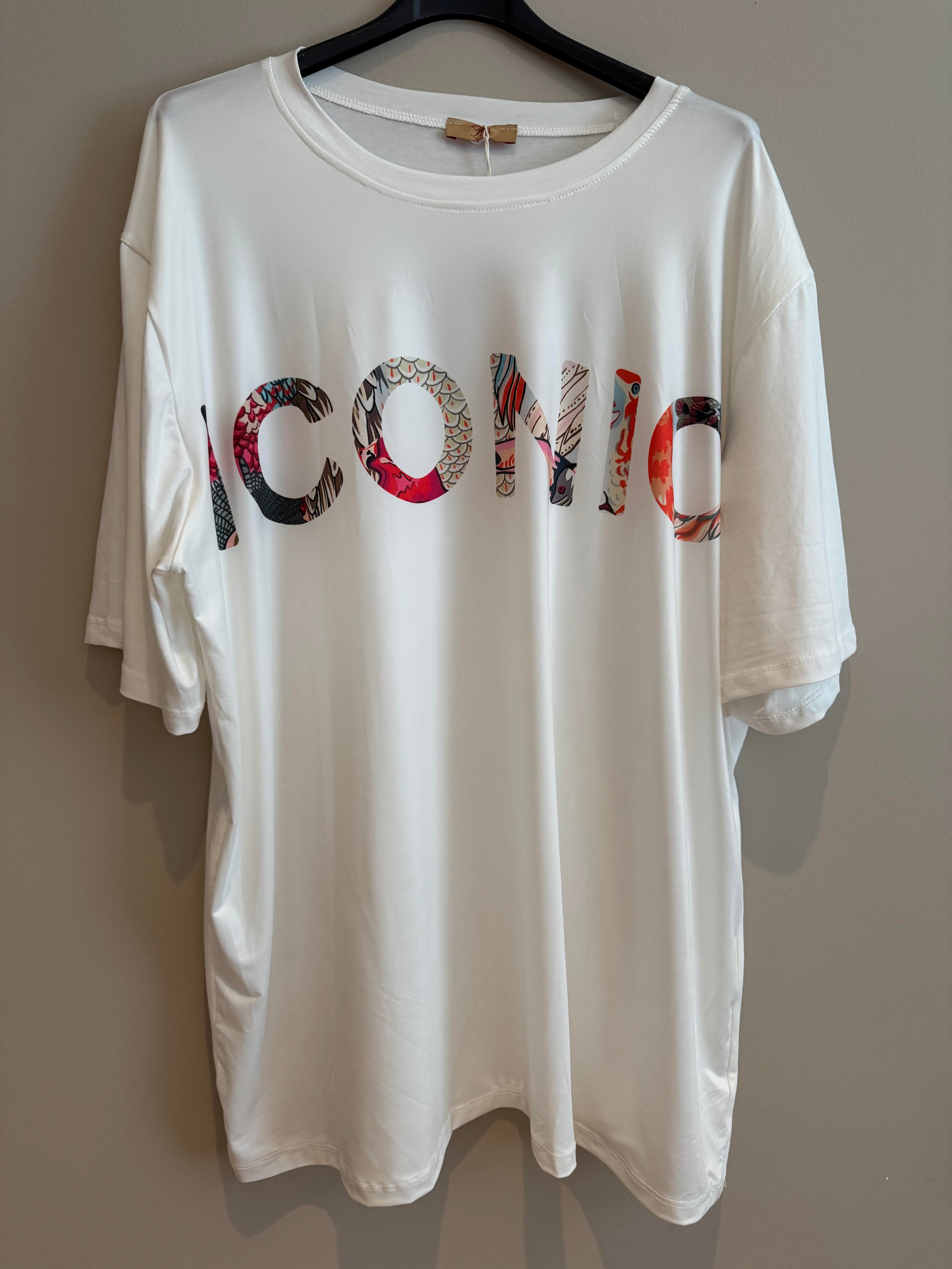 ICONIC TEE (T/M MAAT 50) - 2 KLEUREN